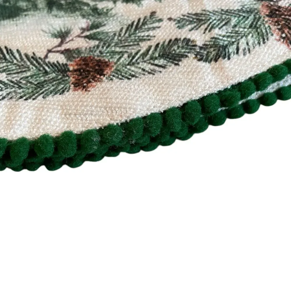 Cynthia Rowley Winter Pine Tree Christmas Placemats 15in Set of 4 Holiday New